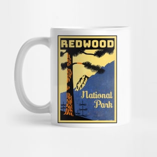 Redwood National Park California Vintage Mug